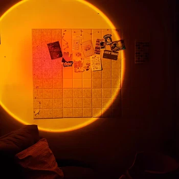 Šiuolaikinių LED Stalo lempa Namų Dekoro Saulėlydžio Vaivorykštė Projekcija, Stalo Lempos Kambarį Miegamojo Lovos Sienų Apdailai Naktį Šviesos