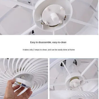 šiuolaikinių led ventiliatorius lempos su šviesos 50cm smart app bluetooth nuotolinio valdymo ventiliatorių lempos Tylus Variklis miegamojo puošimas